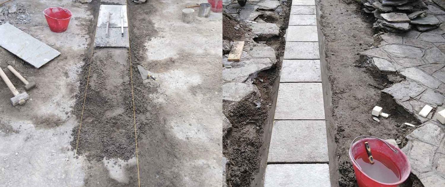 rifacimento pavimentazione pietra como