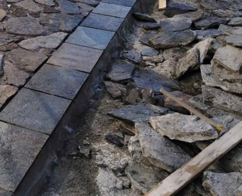 rifacimento pavimentazione pietra lecco