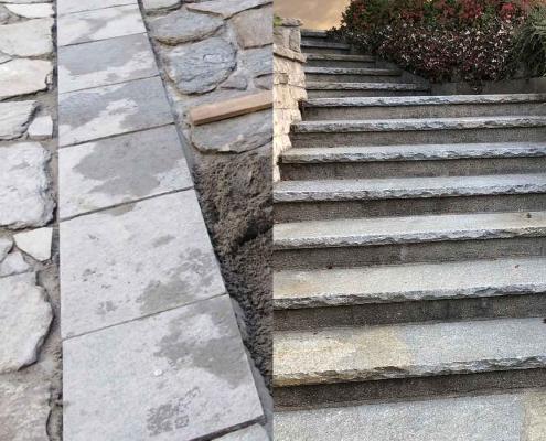 scale pietra pavimentazione esterno lecco